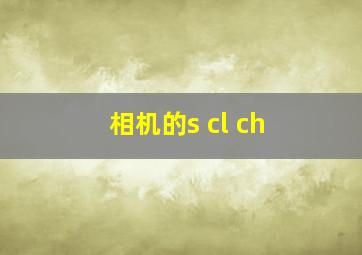 相机的s cl ch